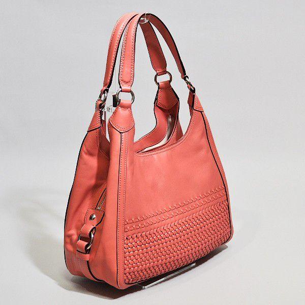 COACH コーチ ショルダー バッグ 23385 マディソン ウーブン レザー 