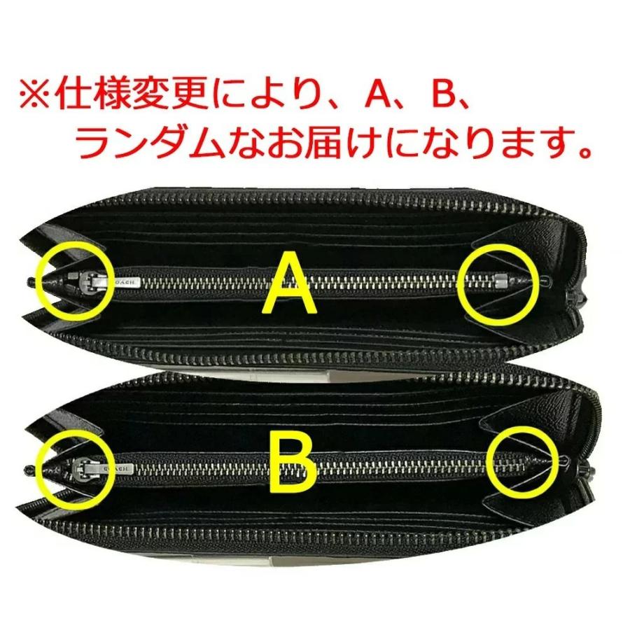 【並行輸入品】 コーチ COACH 財布 長財布 メンズ 25607 F25607 BLK クロスグレイン レザー アコーディオン ジップアラウンド ファスナー ブラック | COACH | 05
