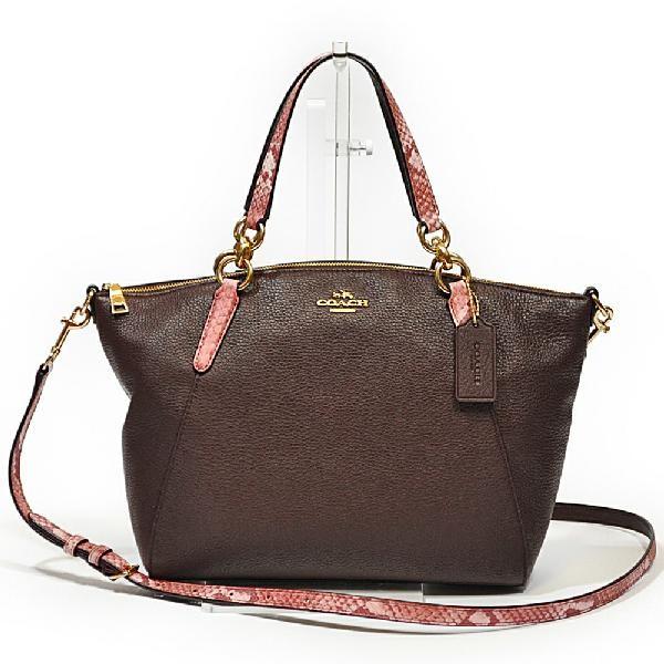 【並行輸入品】 コーチ COACH トート バッグ 斜め掛け F25979 IMFCG レザー エキゾチック ミックス スモール ケルシー サッチェル オックスブラ | COACH