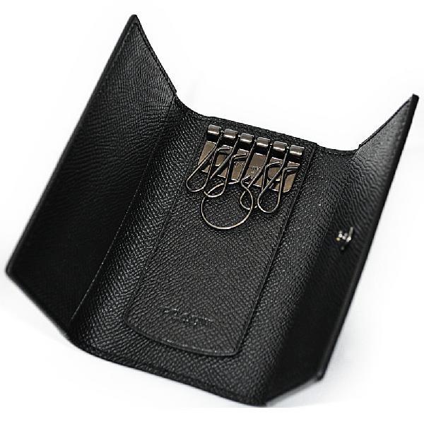 【並行輸入品】 コーチ 財布 キーケース COACH F26100 BLK 4リングス クロスグレイン レザー キーケース ブラック | COACH | 01
