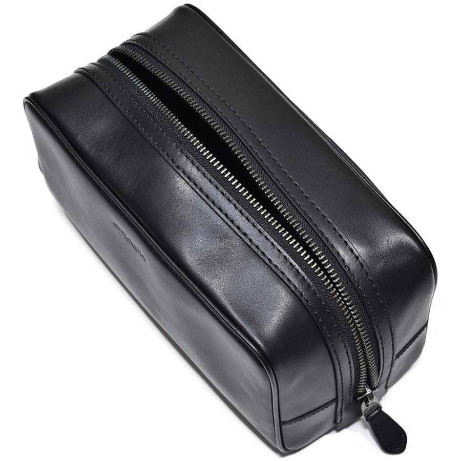 【並行輸入品】 コーチ セカンドバッグ メンズ ポーチ レザー バッグ アウトレット COACH 2836 QB/BK ラージ ブラック | COACH | 08