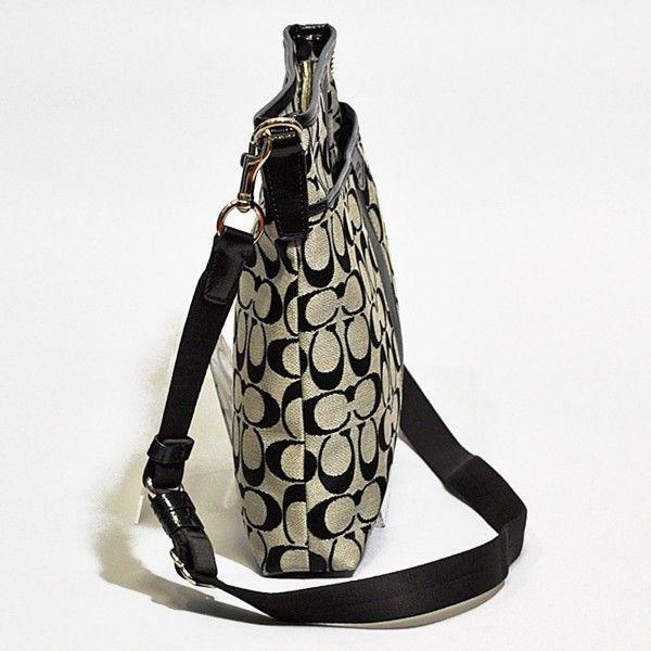 コーチ 斜め掛け ショルダー バッグ COACH F28502 SBWBK シグネチャー 