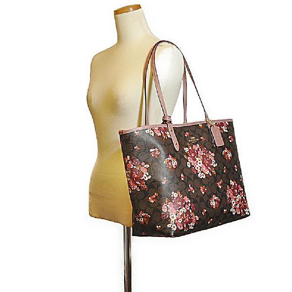 COACH コーチ トート バッグ F32084 IMBMC PVC シグネチャー ブーケ  