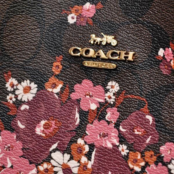 COACH コーチ トート バッグ F32084 IMBMC PVC シグネチャー ブーケ  