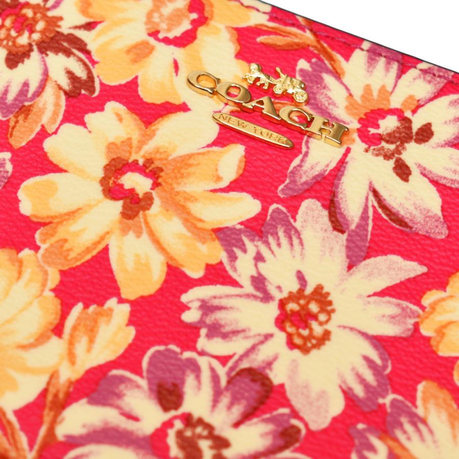 【並行輸入品】 コーチ COACH 財布 長財布 3474 IMPMC デイジー 花柄 プリント PVC アコーディオン ジップアラウンド ピンクマルチカラー | COACH | 03