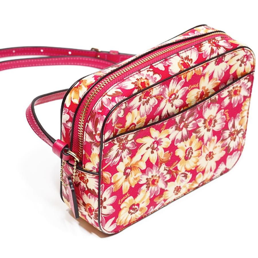 コーチ COACH 斜め掛け ショルダー バッグ ポシェット 3572 IMPMC デイジー 花柄 プリント ミニ カメラバッグ ピンクマルチ | COACH | 04