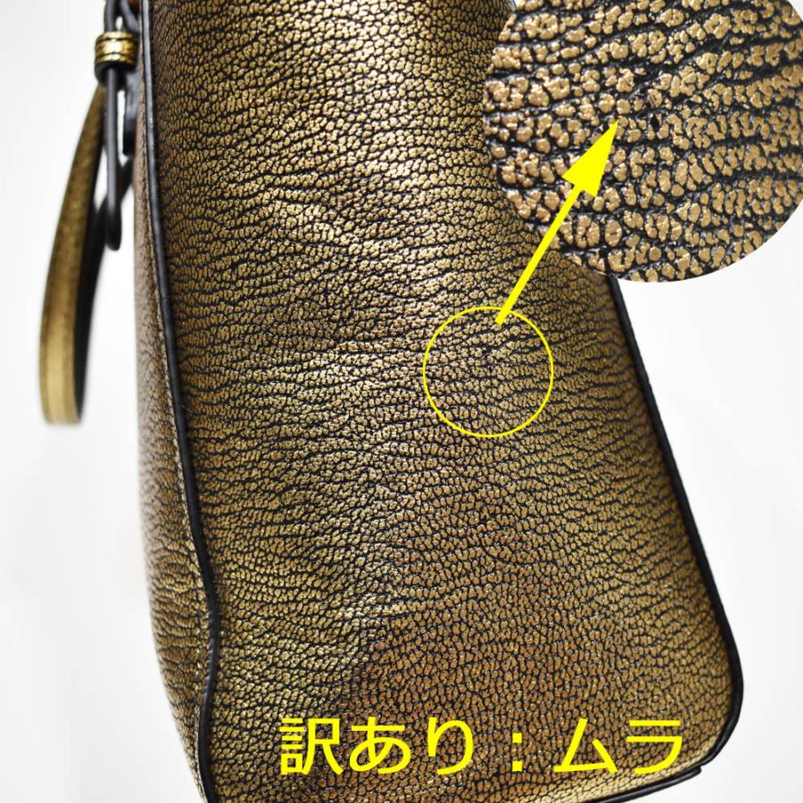 【並行輸入品】 訳あり コーチ トート バッグ COACH F36459 LIGLD メタリック レザー ターンロック スモール トート ゴールド | COACH | 07