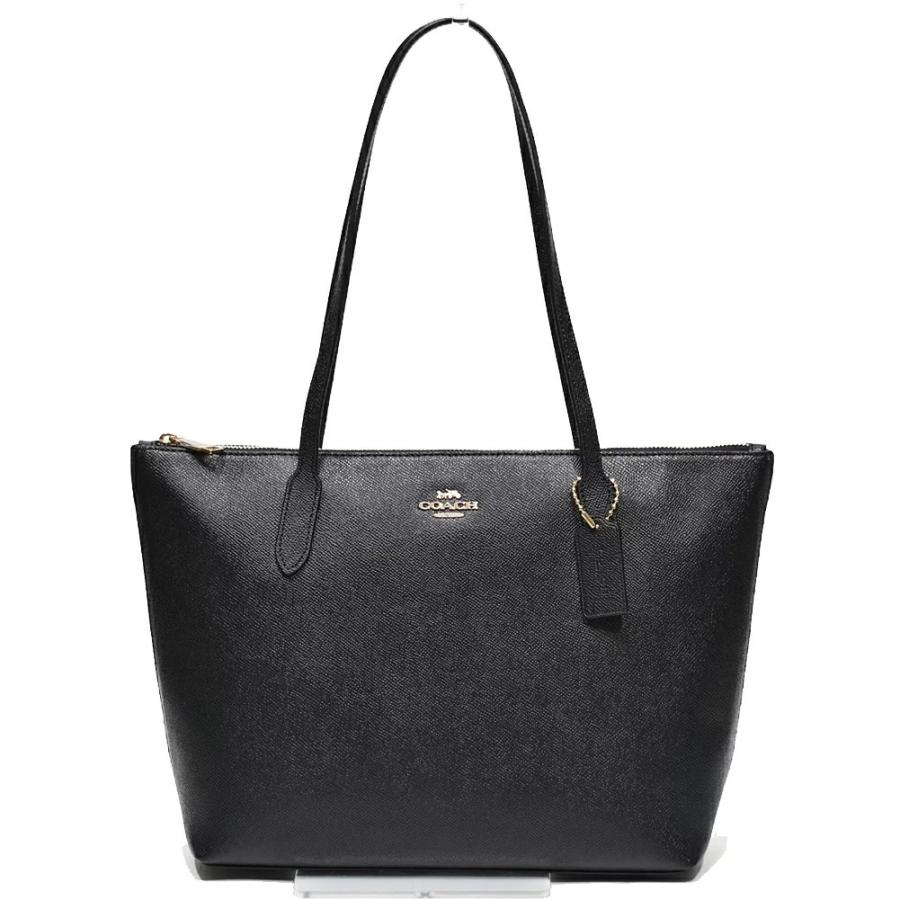 コーチ トート バッグ COACH 4454 F4454 IMBLK クロスグレイン レザー ジップ トート ブラック  :4454imblk:コーチ専門店 URUZZ ウルズ - 通販 - Yahoo!ショッピング