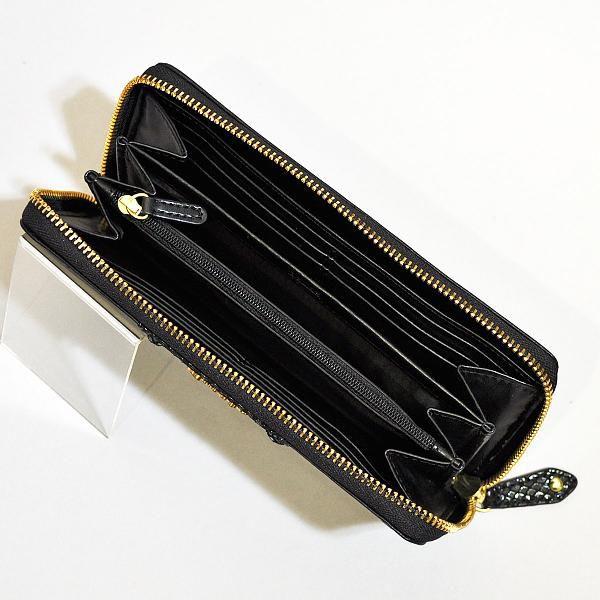 【並行輸入品】 コーチ 財布 長財布 COACH F48102 アシュレイ レザー ファスナー アコーディオン ジップアラウンド 長財布 B4/BK ブラック | COACH | 03