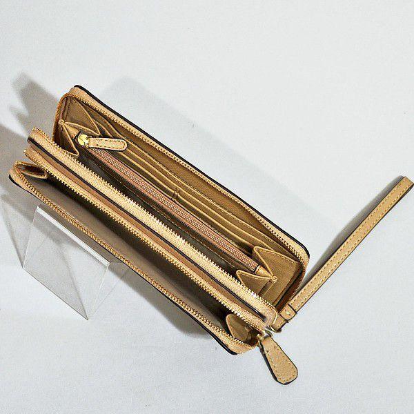 【並行輸入品】 コーチ 財布 長財布 COACH F49157 パーク レザー ダブルジップ アコーディオン ジップアラウンド 長財布 B4/SN サンド | COACH | 03