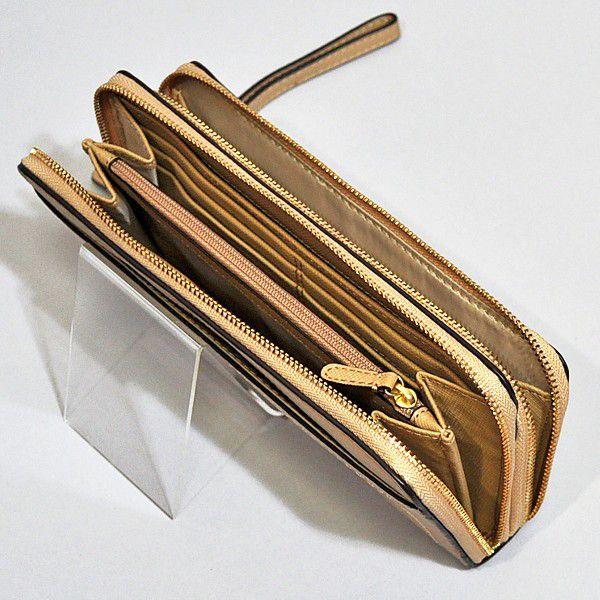 【並行輸入品】 コーチ 財布 長財布 COACH F49157 パーク レザー ダブルジップ アコーディオン ジップアラウンド 長財布 B4/SN サンド | COACH | 05