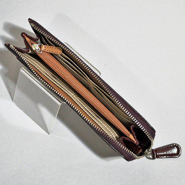 【並行輸入品】 コーチ 財布 長財布 COACH F50438 サフィアノ パテント レザー スリム ジップ 長財布 SV/BU バーガンディー | COACH | 03