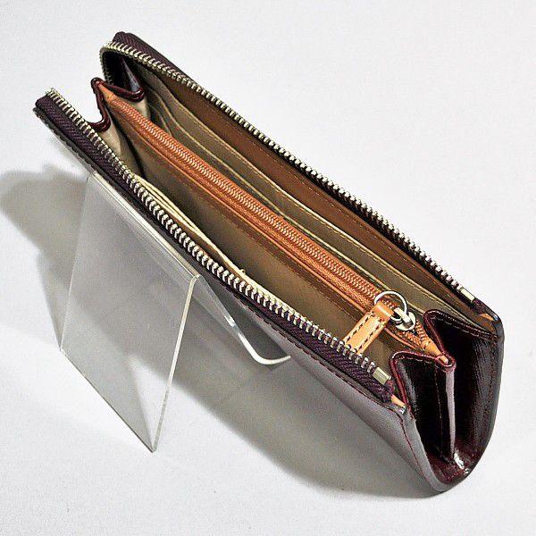 【並行輸入品】 コーチ 財布 長財布 COACH F50438 サフィアノ パテント レザー スリム ジップ 長財布 SV/BU バーガンディー | COACH | 05