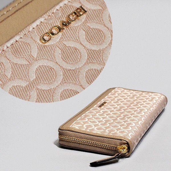 【並行輸入品】 コーチ 財布 長財布 COACH 50908 マディソン オプアート パーレッセント アコーディオン ジップアラウンド LIC22 ピーチローズ | COACH | 01
