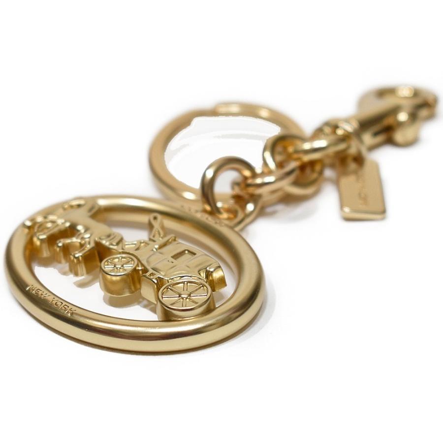 【並行輸入品】 コーチ COACH キーホルダー 5397 GLD ホース アンド キャリッジ バッグ チャーム ゴールド GOLD | COACH | 01