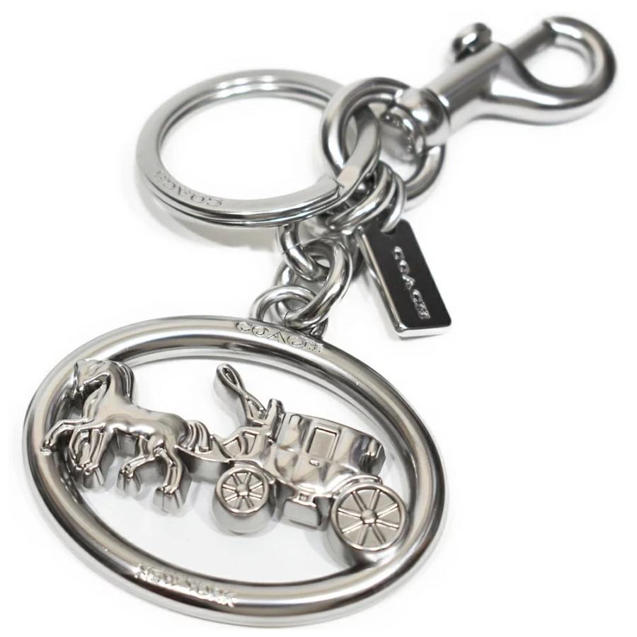 【並行輸入品】 コーチ COACH キーホルダー 5397 SV ホース アンド キャリッジ バッグ チャーム シルバー SLV SILVER | COACH