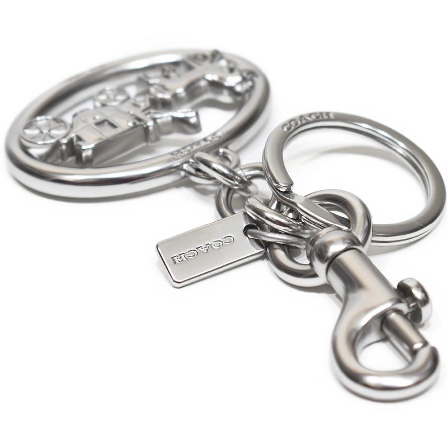 【並行輸入品】 コーチ COACH キーホルダー 5397 SV ホース アンド キャリッジ バッグ チャーム シルバー SLV SILVER | COACH | 02