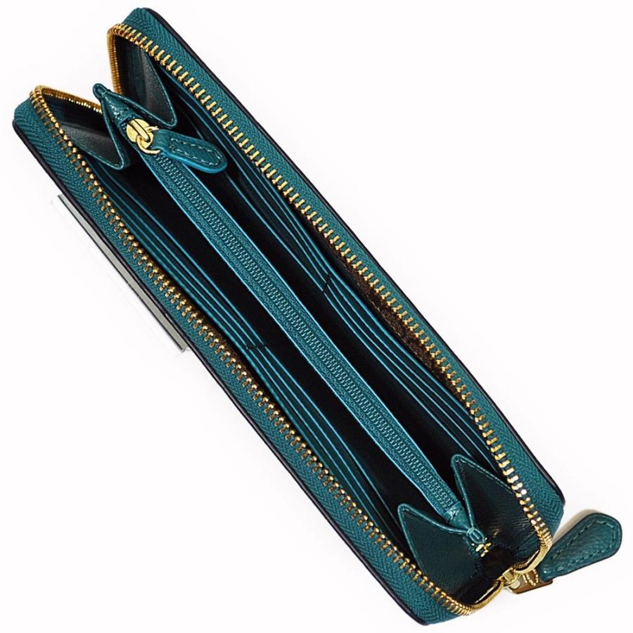 【並行輸入品】 コーチ COACH 財布 長財布 F54007 IMATL クロスグレイン レザー アコーディオン ジップアラウンド アトランティック | COACH | 03