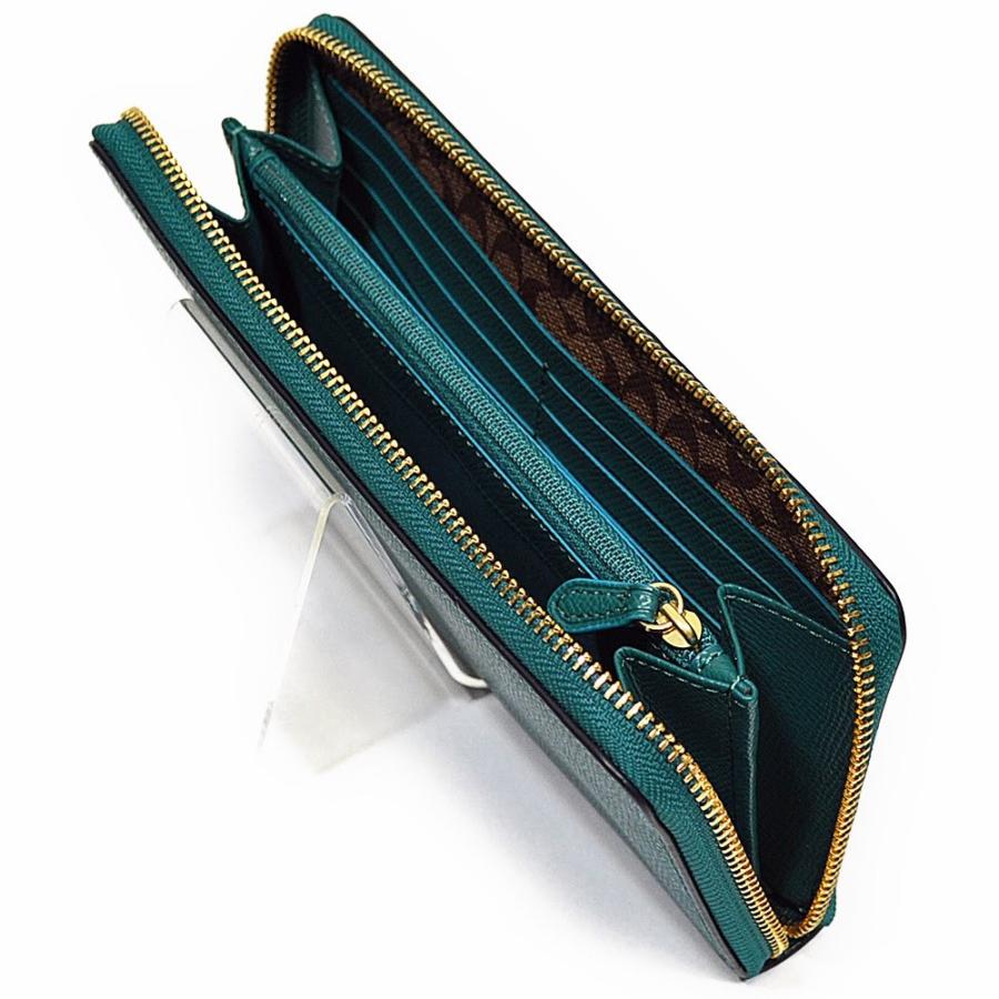 【並行輸入品】 コーチ COACH 財布 長財布 F54007 IMATL クロスグレイン レザー アコーディオン ジップアラウンド アトランティック | COACH | 05