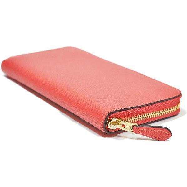 【並行輸入品】 コーチ COACH 財布 長財布 F54007 IMB3R クロスグレイン レザー アコーディオン ジップアラウンド ブライトコーラル | COACH | 01