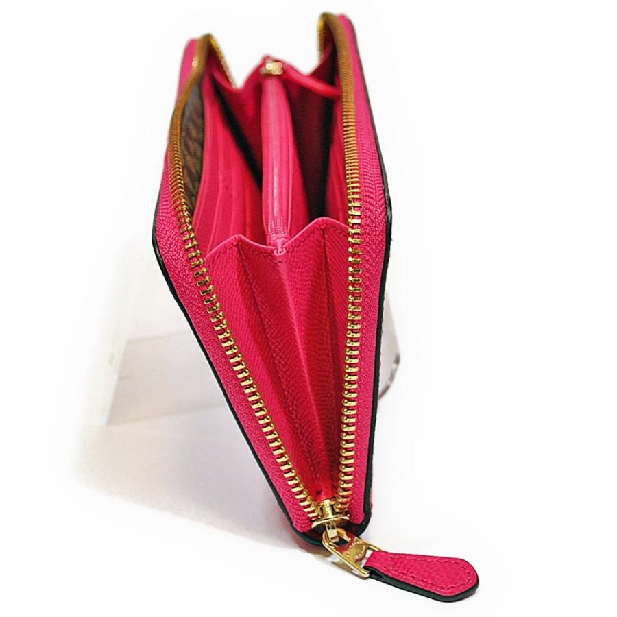 【並行輸入品】 訳あり コーチ COACH 財布 長財布 F54007 IMBAJ クロスグレイン レザー アコーディオン ジップアラウンド ピンクルビー | COACH | 04