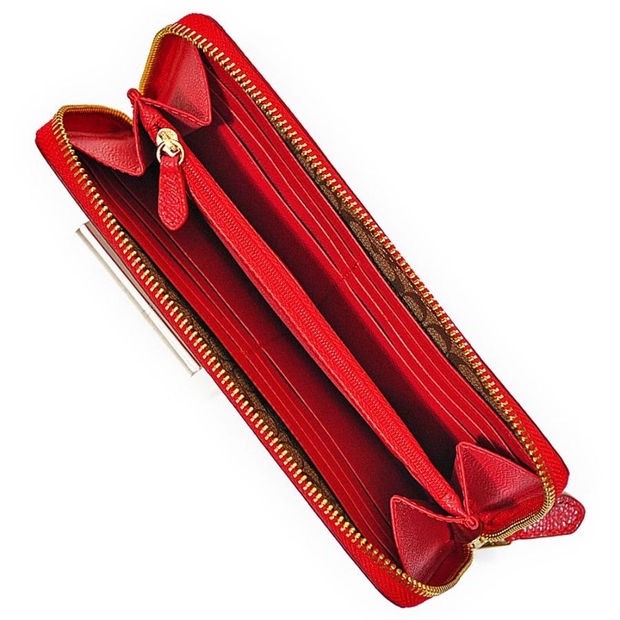 【並行輸入品】 コーチ COACH 財布 長財布 F54007 IMDN8 クロスグレイン レザー アコーディオン ジップアラウンド トゥルーレッド | COACH | 03