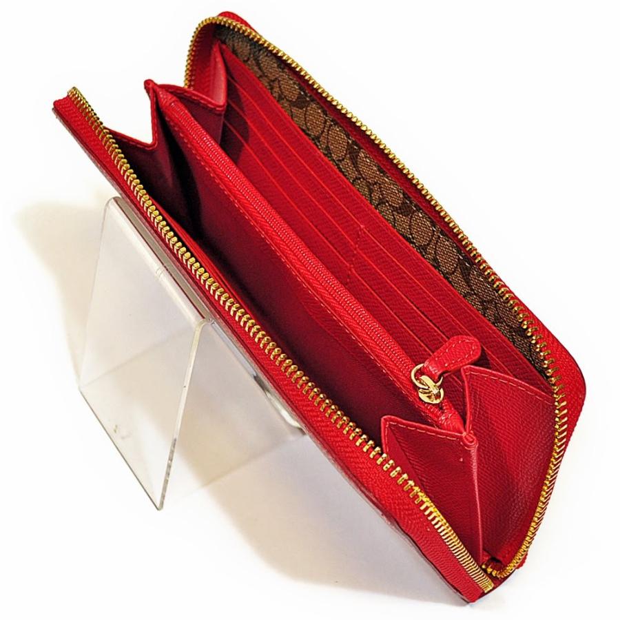 【並行輸入品】 コーチ COACH 財布 長財布 F54007 IMDN8 クロスグレイン レザー アコーディオン ジップアラウンド トゥルーレッド | COACH | 05