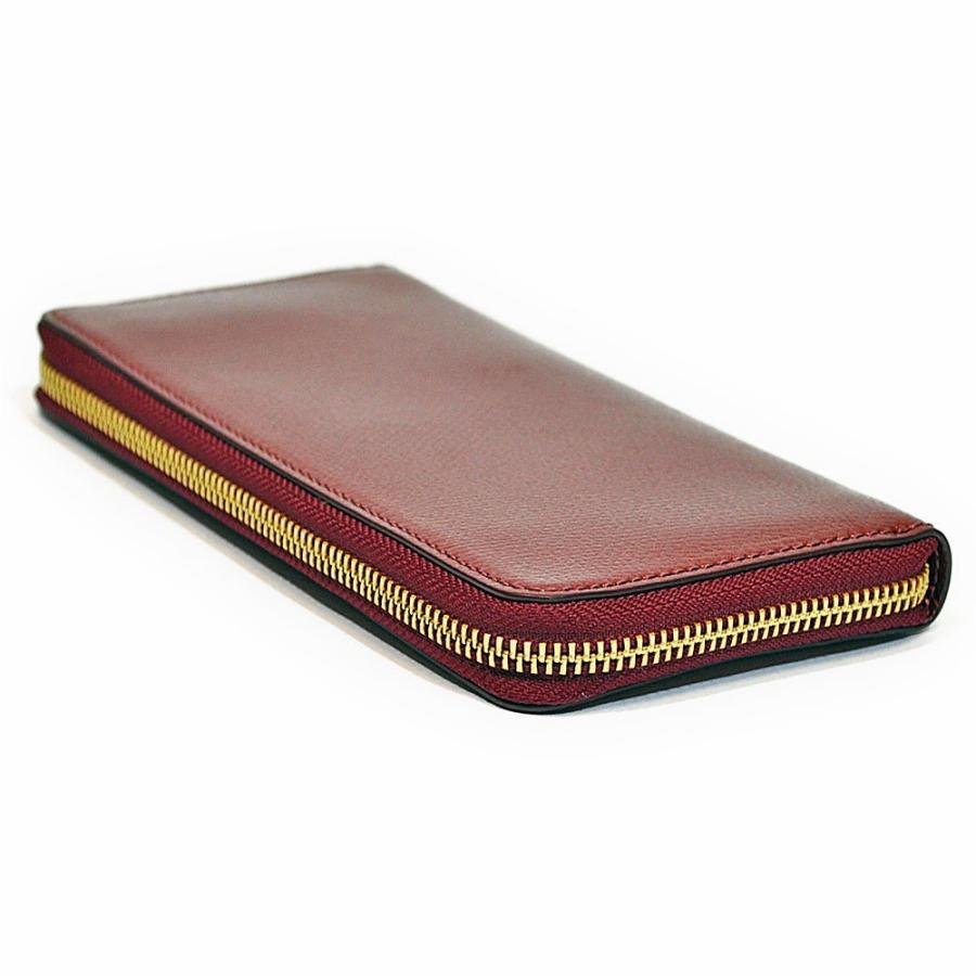 【並行輸入品】 訳あり コーチ COACH 財布 長財布 F54007 IME42 クロスグレイン レザー アコーディオン ジップアラウンド メタリックチェリー | COACH | 02