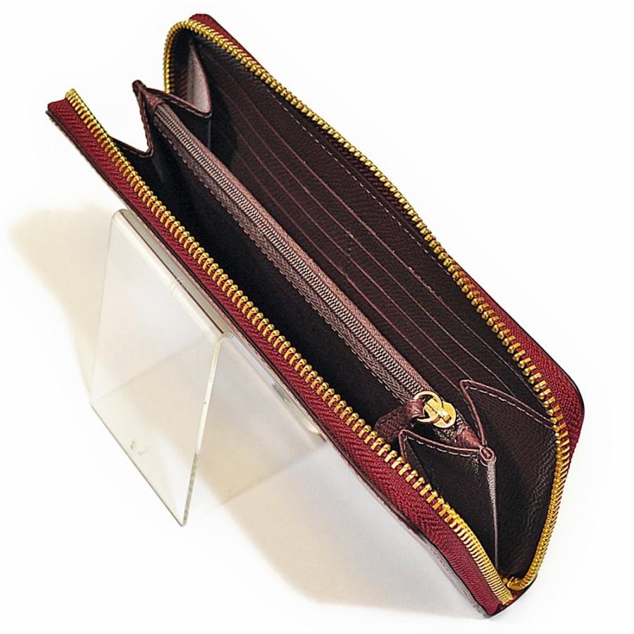 【並行輸入品】 訳あり コーチ COACH 財布 長財布 F54007 IME42 クロスグレイン レザー アコーディオン ジップアラウンド メタリックチェリー | COACH | 05