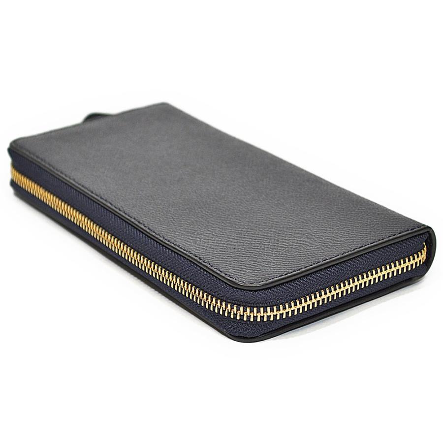 【並行輸入品】 コーチ COACH 財布 長財布 F54007 IMMID 濃紺 クロスグレイン レザー アコーディオン ジップアラウンド ミッドナイト | COACH | 02