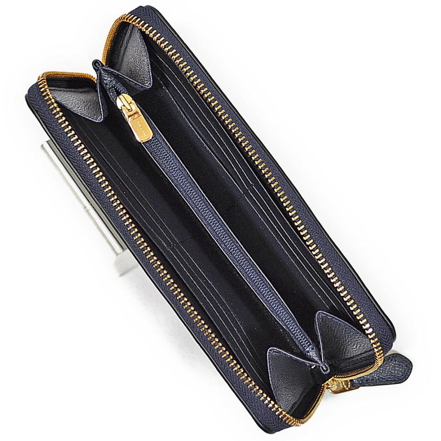 【並行輸入品】 コーチ COACH 財布 長財布 F54007 IMMID 濃紺 クロスグレイン レザー アコーディオン ジップアラウンド ミッドナイト | COACH | 03