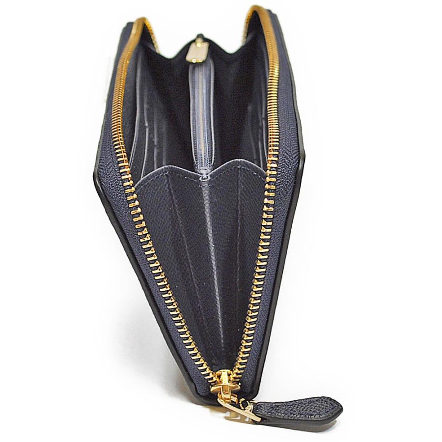 【並行輸入品】 コーチ COACH 財布 長財布 F54007 IMMID 濃紺 クロスグレイン レザー アコーディオン ジップアラウンド ミッドナイト | COACH | 04