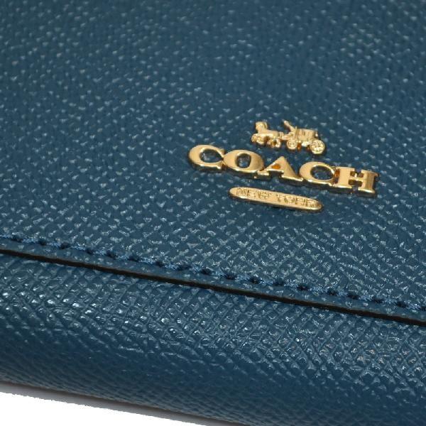 【並行輸入品】 コーチ COACH 財布 長財布 F54007 IMN2E クロスグレイン レザー アコーディオン ジップアラウンド インクブルー | COACH | 03