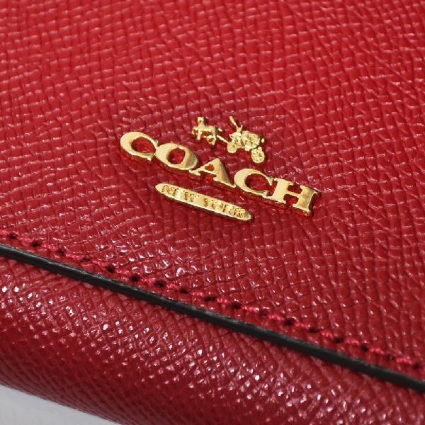 【並行輸入品】 コーチ COACH 財布 長財布 F54007 IMN2G クロスグレイン レザー アコーディオン ジップアラウンド ダークレッド | COACH | 02