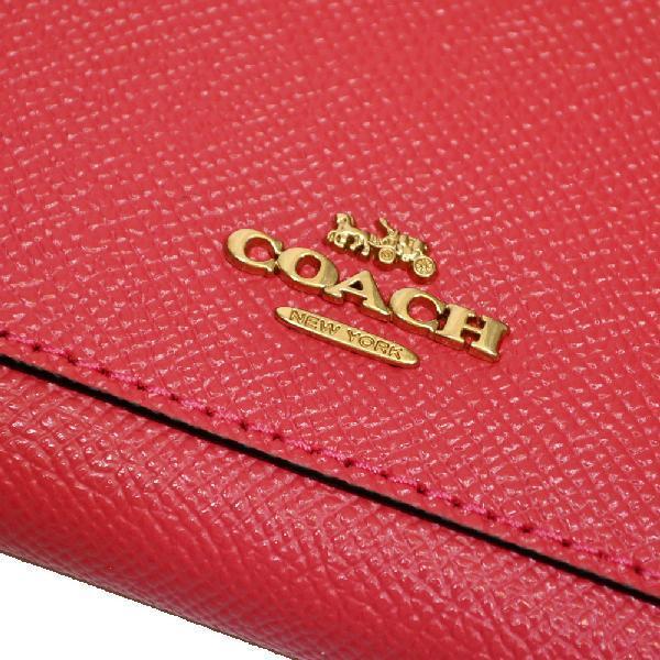 【並行輸入品】 コーチ COACH 財布 長財布 F54007 IMPOP クロスグレイン レザー アコーディオン ジップアラウンド ポピー | COACH | 03