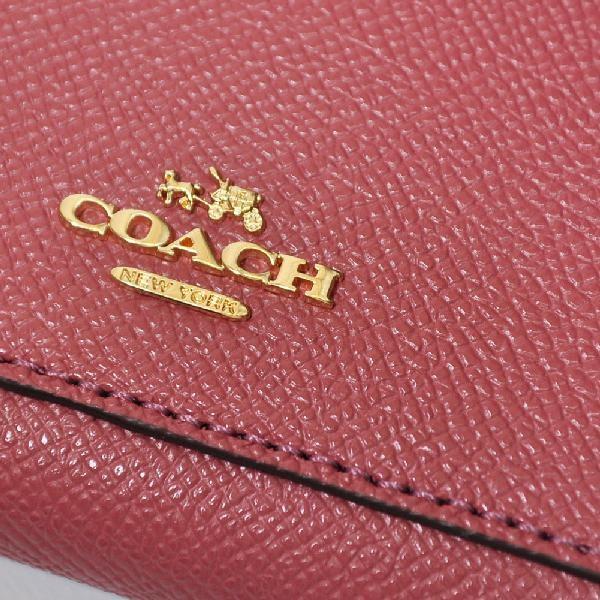 【並行輸入品】 コーチ COACH 財布 長財布 F54007 IMROU クロスグレイン レザー アコーディオン ジップアラウンド ルージュピンク | COACH | 02