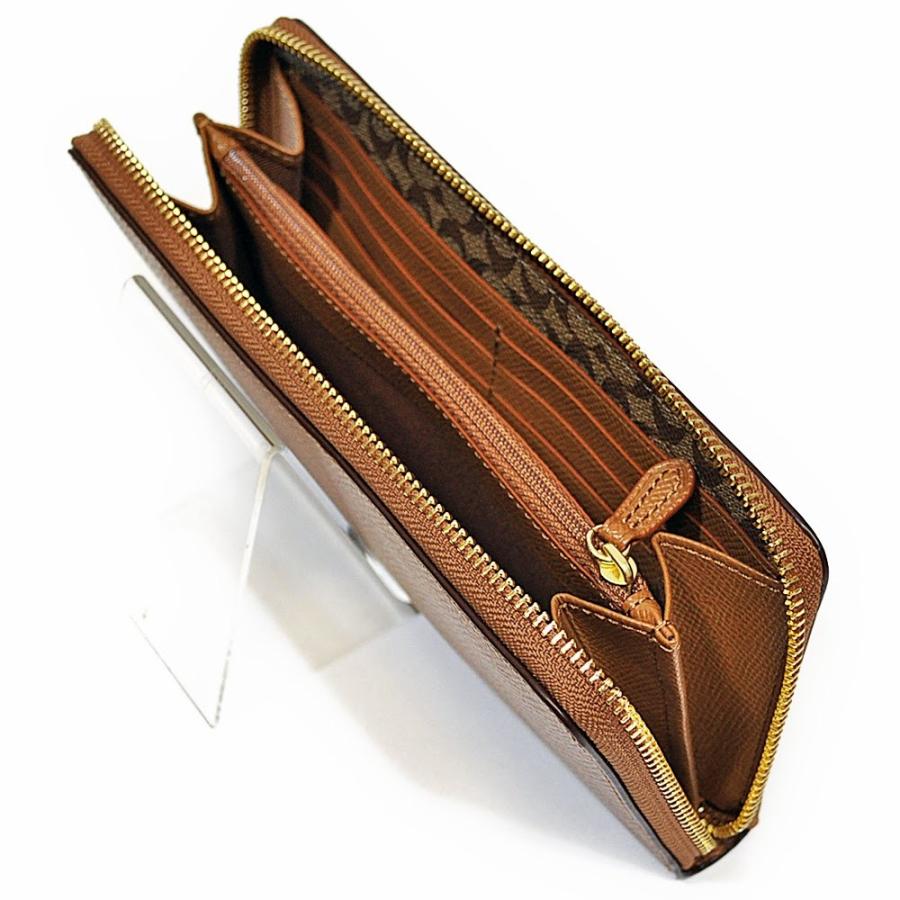 【並行輸入品】 コーチ COACH 財布 長財布 F54007 IMSAD クロスグレイン レザー アコーディオン ジップアラウンド サドル | COACH | 05