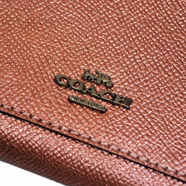 【並行輸入品】 コーチ COACH 財布 長財布 F54007 QBPH4 クロスグレイン レザー アコーディオン ジップアラウンド メタリックダークブラッシュ | COACH | 03