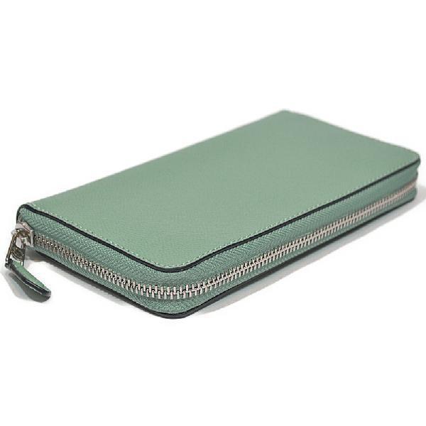 【並行輸入品】 コーチ COACH 財布 長財布 F54007 SV/AM クロスグレイン レザー アコーディオン ジップアラウンド アクアマリン | COACH | 01