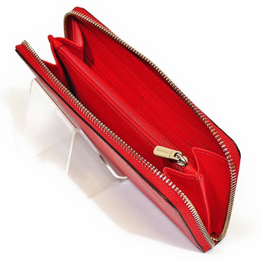 【並行輸入品】 コーチ COACH 財布 長財布 F54007 SVBRD クロスグレイン レザー アコーディオン ジップアラウンド ブライトレッド | COACH | 05
