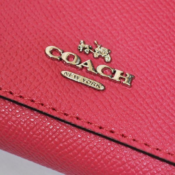 【並行輸入品】 コーチ COACH 財布 長財布 F54007 SV/MJ クロスグレイン レザー アコーディオン ジップアラウンド マゼンタピンク | COACH | 02