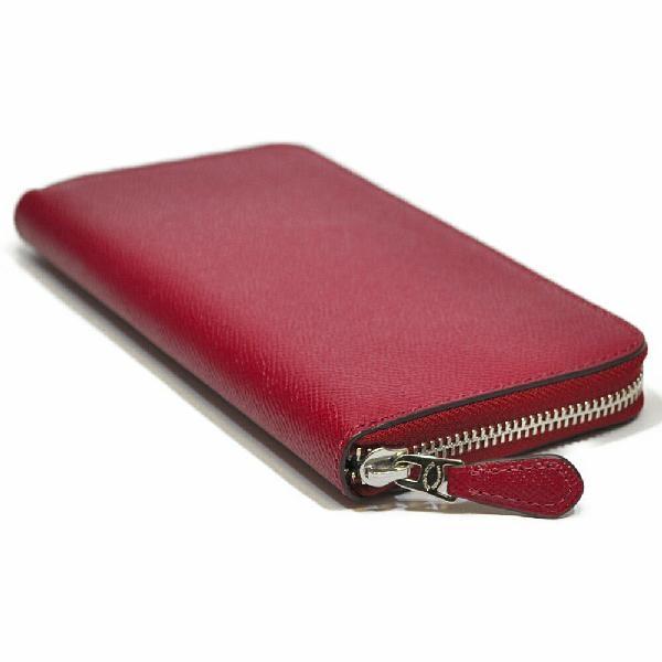 【並行輸入品】 コーチ COACH 財布 長財布 F54007 SVPGB クロスグレイン レザー アコーディオン ジップアラウンド ダークフューシャ | COACH | 01