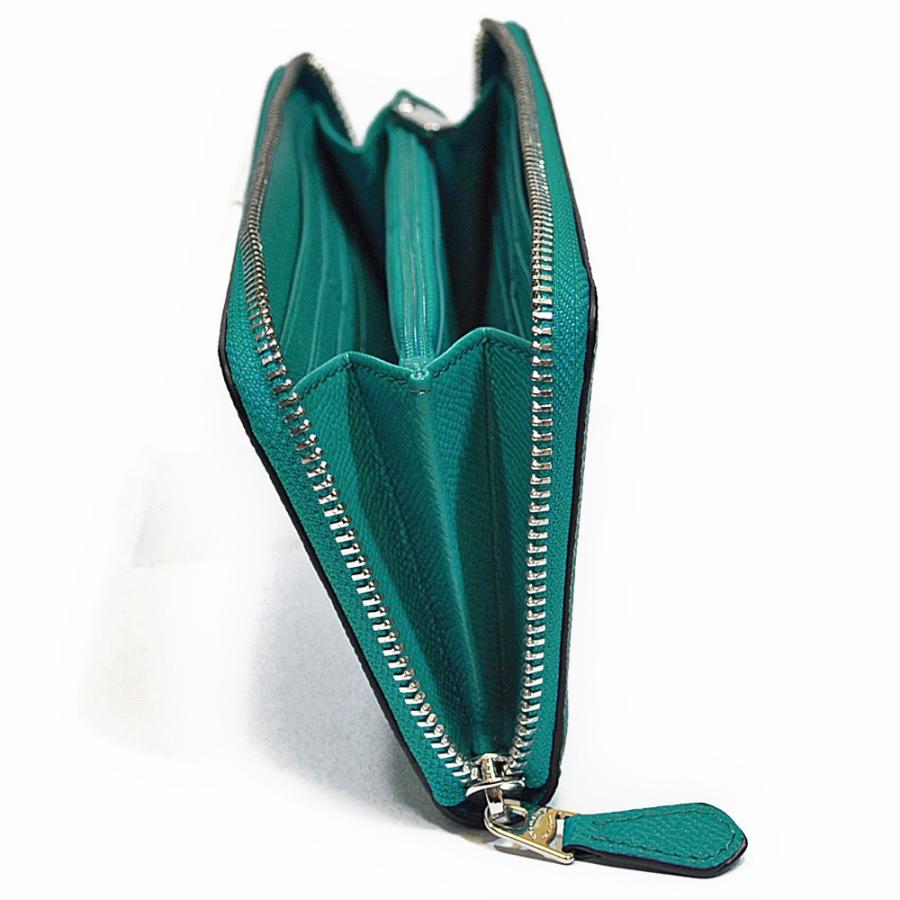 【並行輸入品】 コーチ COACH 財布 長財布 F54007 SV/TU クロスグレイン レザー アコーディオン ジップアラウンド ターコイズ | COACH | 05