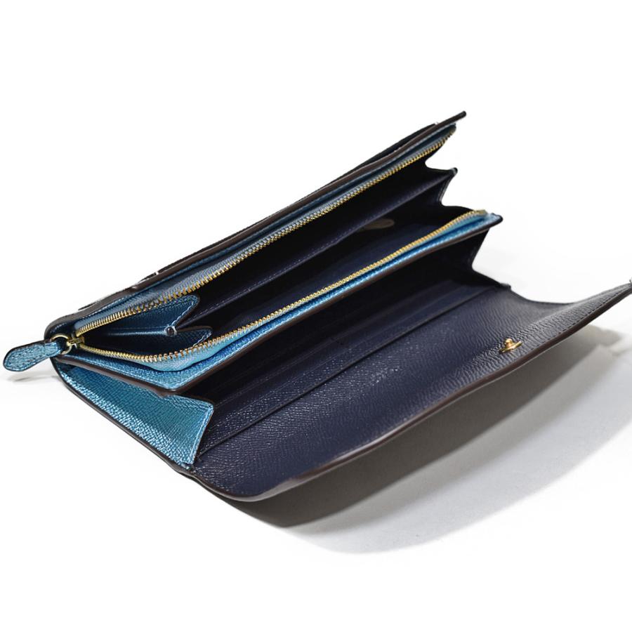 【並行輸入品】 コーチ COACH 財布 長財布 F55646 IMF23 メタリック カラーブロック レザー スリム エンベロープ ミッドナイトマルチカラー | COACH | 03