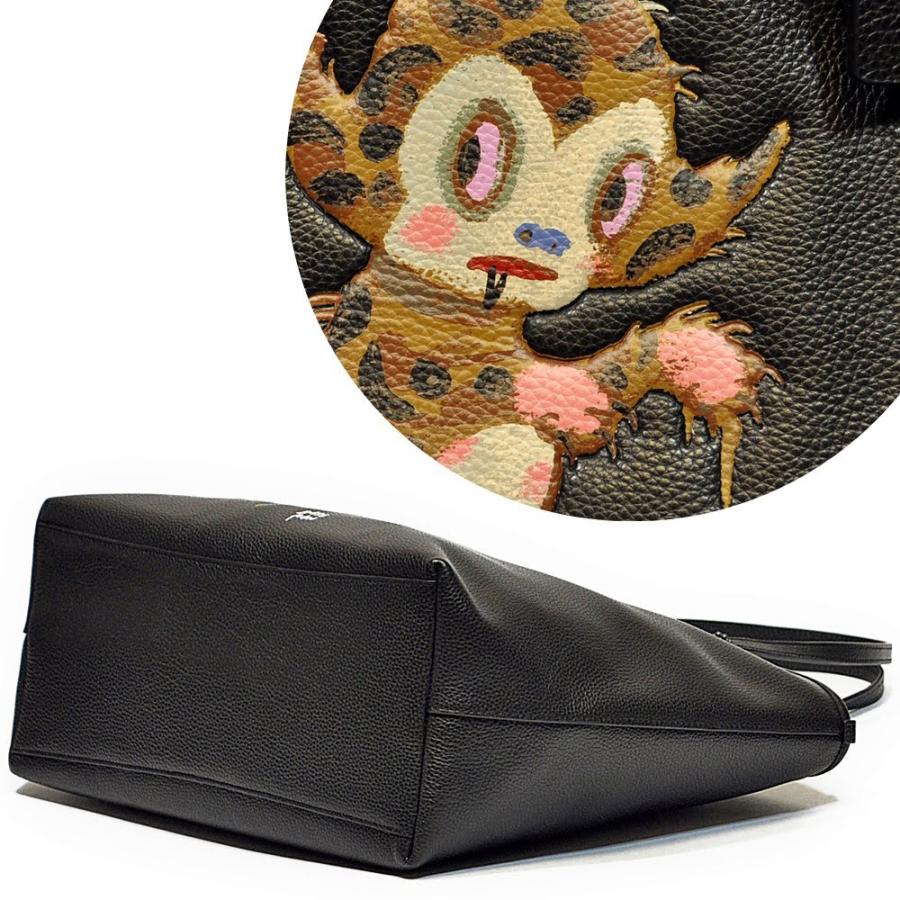 COACH ×BASEMAN　コラボ　黒 レザートートバッグ COACHxBASEMAN】○限定コラボ○超レア○ベースマン トート