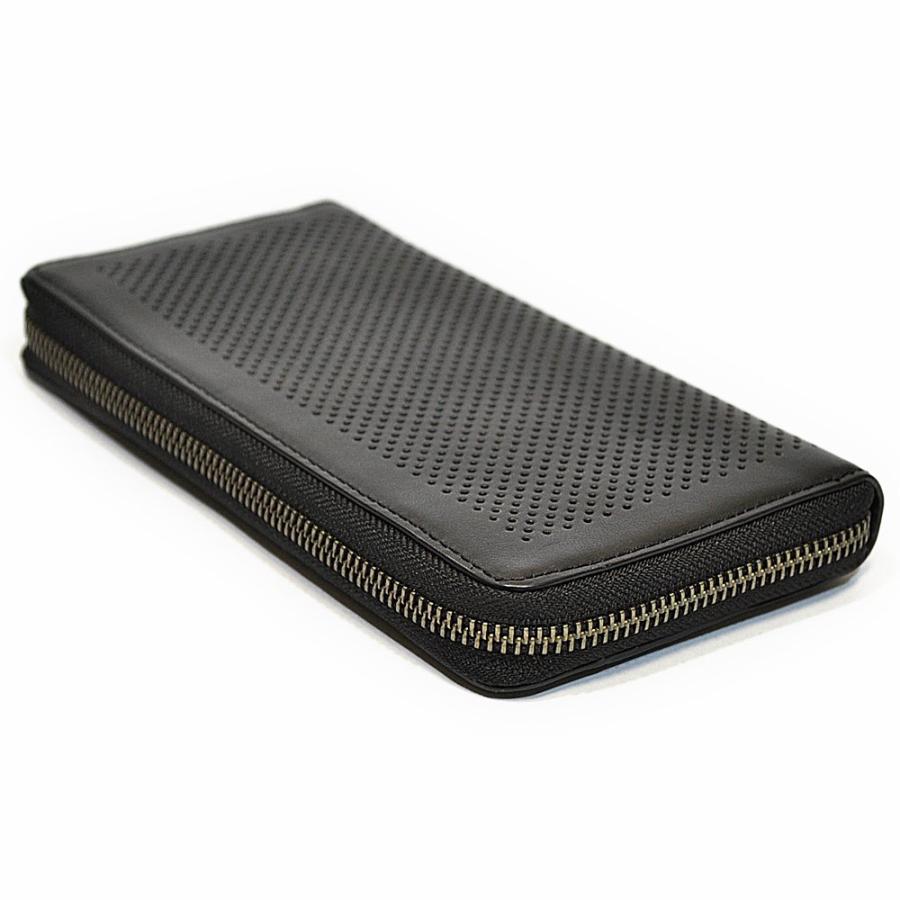 【並行輸入品】 訳あり コーチ COACH 財布 長財布 メンズ F58104 BLK パーフォレイテッド レザー アコーディオン ジップアラウンド ファスナー ブラック | COACH | 02