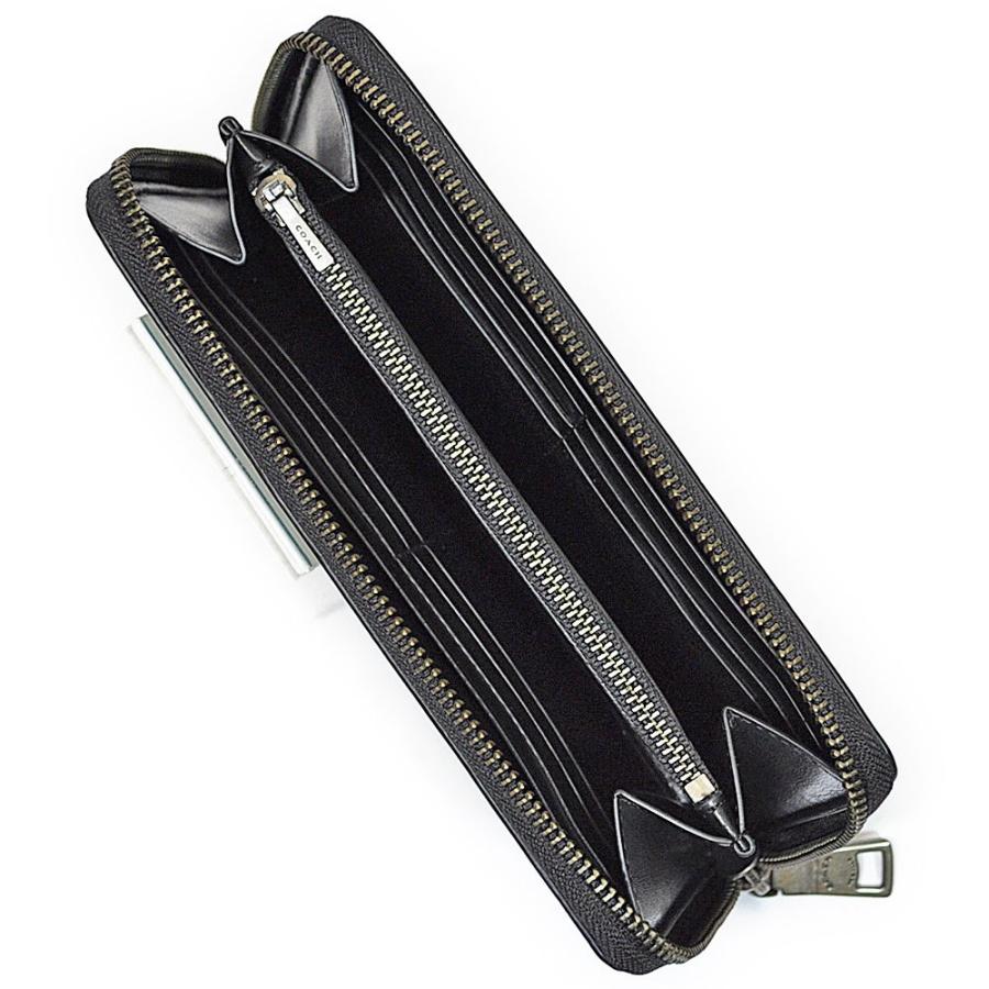 【並行輸入品】 コーチ COACH 財布 長財布 メンズ F58104 LL7 パーフォレイテッド レザー アコーディオン ジップアラウンド ファスナー シーグリーン/ブラック | COACH | 03