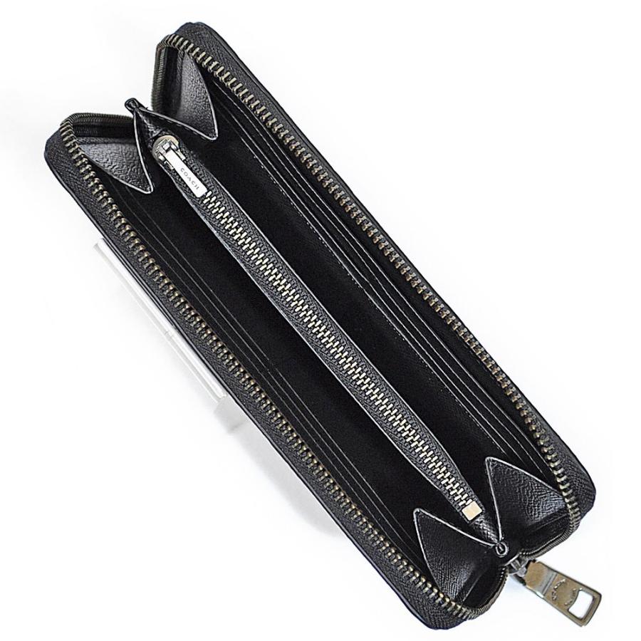 コーチ COACH 財布 長財布 メンズ F58113 BLK クロスグレイン レザー コーチ COACH 財布 長財布 メンズ F58113 BLK クロスグレイン レザー