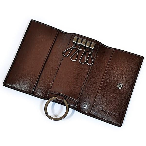 【並行輸入品】 コーチ 財布 キーケース COACH F64005 MA/BR 4リングス PVC シグネチャー キーケース マホガニー/ブラウン | COACH | 03