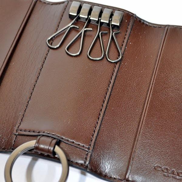【並行輸入品】 コーチ 財布 キーケース COACH F64005 MA/BR 4リングス PVC シグネチャー キーケース マホガニー/ブラウン | COACH | 04